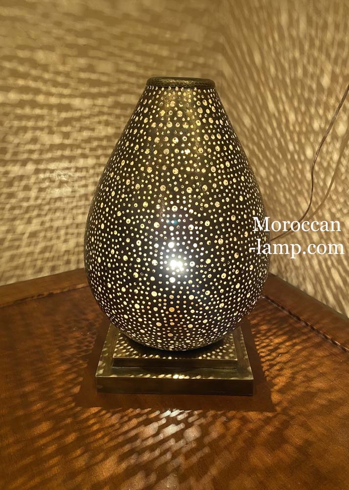 Lampes de Table marocaines luminaire en laiton